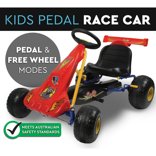 Kids Pedal Powered Go Kart Heavy Duty Offroad with Brake