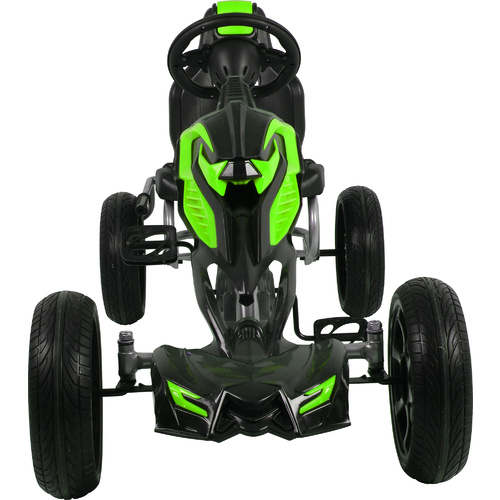 Kids Outdoor Pedal Powered Go-Kart Bike Red Age 5-12 Years