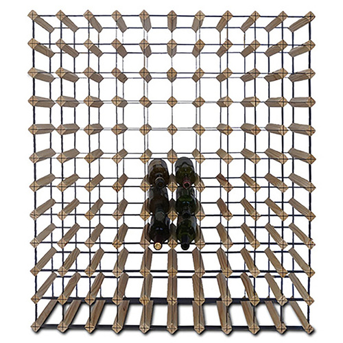 110 Bottle Wooden Wine Rack Natural Wood Colour