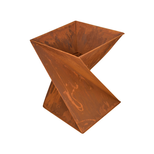 Rustic Helix Fireplace 38 x 38 x 50cm