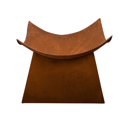 Square Fire Bowl with Base 50 x 50 x 41cm