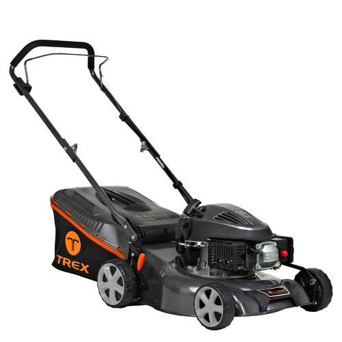 TREX Hand Push Lawn Mower 139cc 17 Inch