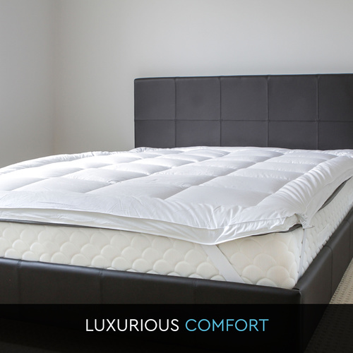 Mattress Topper King 203 x 183 x 5cm 
