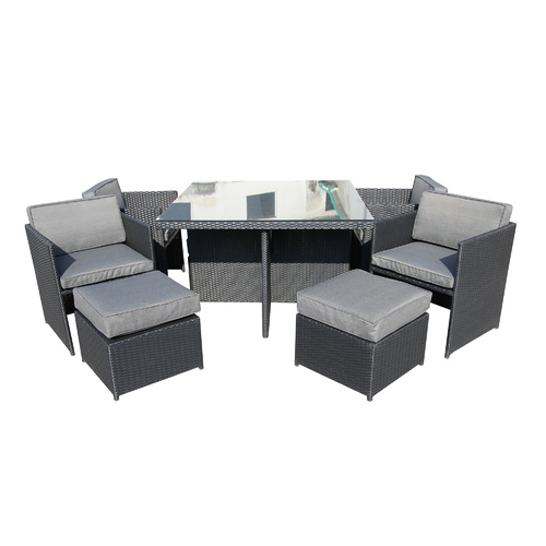Canggu Wicker Rattan Outdoor Sofa Lounge 5Pc Set