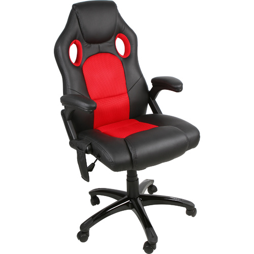 Brand New 8 Point Massage Balck and Red Mesh Office Chair with Heating
