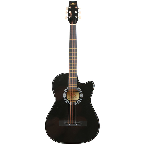 New 38 Inch Wooden Black Acoustic guitar