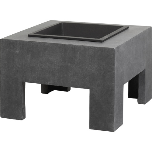 Granite Fibre Lite Fire Bowl Square 58 x 58 x 39cm 