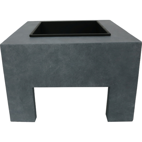 Cement Firetable Square 58 x 58 x 39cm