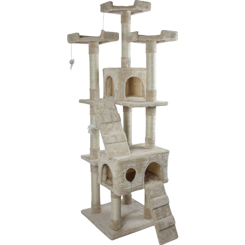 Multi Level Cat Scratching Climbing Tree  62 x 80 x 169cm