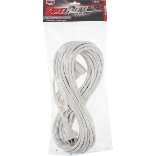 Opti Power Domestic Extension Lead 10M 10Amp White