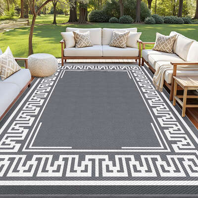  Outdoor  Rugs 274x366cm Large Carpet Reversible Area Mat PP