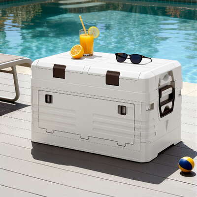 40L Outdoor Storage Box Foldable Collapsible Camping Bin Organizer