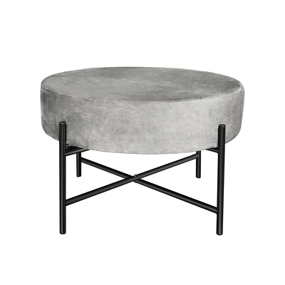 Foot Stool Ottoman Footstool Grey