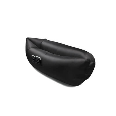 Inflatable Swimming Pool Air Sofa Lounge Sleeping Bag Bed Beach Couch Black