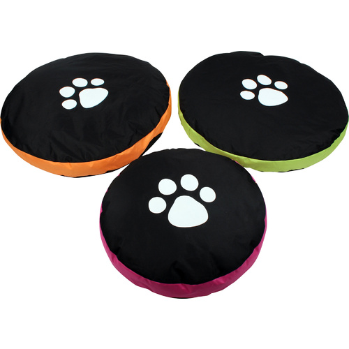 Pet Bed Oxford Paw Round Set of 2 Sixes