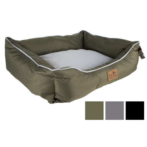 Pet Bed Bolstered Honeycomb Oxford 65X50X20 3 Asstd