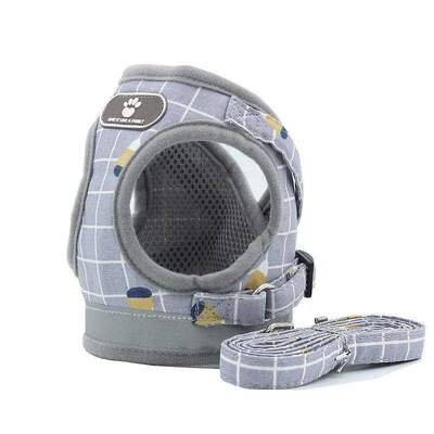 Puppy Chest Strap XL GREY