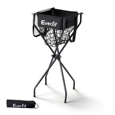 Portable Ball Cart Foldable Pickleball, Tennis, Baseball & Softball Holder