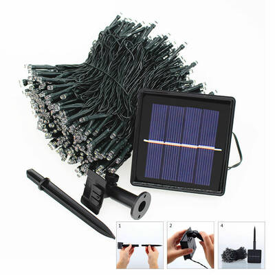 200LED String Powered Fairy Lights Christmas Multi Colour 35M