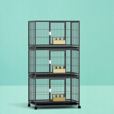 Bird Cage Large Bird Cages Aviary Budgie Perch Cage Parrot Pet Stand Wheels