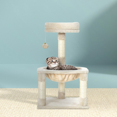 Cat Tree Tower Scratching Post Scratcher Wood Condo Toys House Bed 69cm