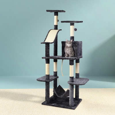 i.Pet Cat Tree 171cm Trees Scratching Post Scratcher Tower Condo House Furniture Wood