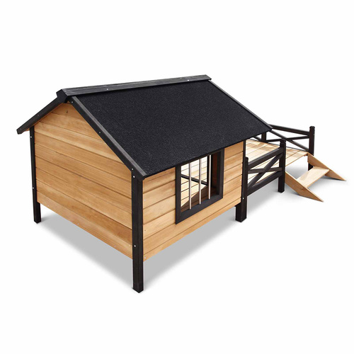 i.Pet Extra Large Waterproof Timber Pet Kennel