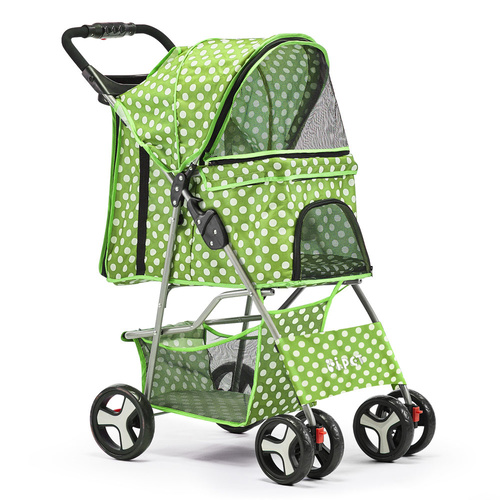 Pet 4 Wheel Pet Stroller - Green