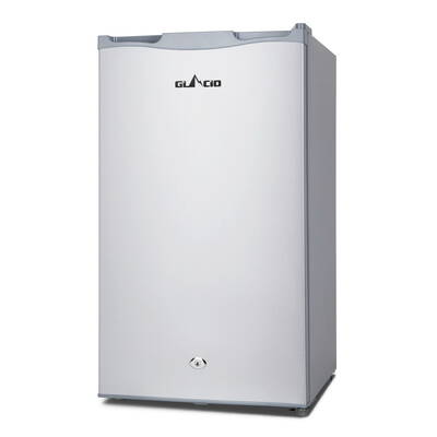 Glacio 95L Portable Fridge Bar Freezer Cooler Upright 12V/24V/240V Caravan Car Silver