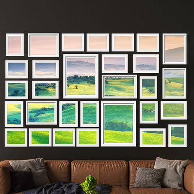 Photo Frames Art Holder 30PCS 8x10" 5x7" 4x6" 3.5x5" White