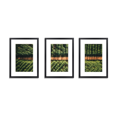 3 PCS Photo Frame Wall Set Picture Home Decor Art Gift Present Black