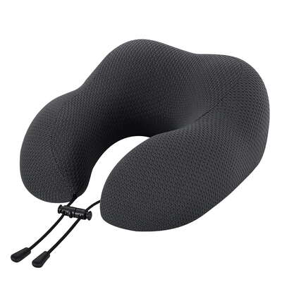 Travel Neck Pillow U-Shape Memory Foam Support for Plane & Car