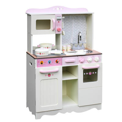 Kids Kitchen Play Set - Off White