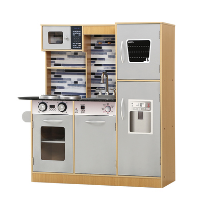 Keezi Kids Kitchen Wooden Pretend Play Set