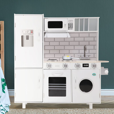 Wooden Kitchen Pretend Play Set