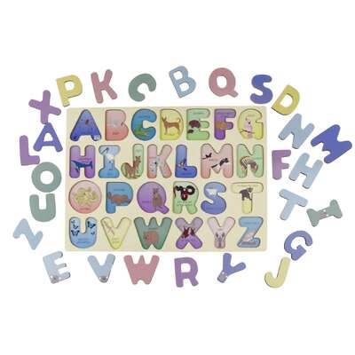 Australian animals a-z uppercase alphabet puzzle