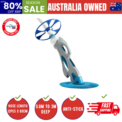 Swimming Pool Cleaner Automatic Vacuum Suction 10M Hose