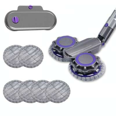Electric Mop Cleaning Head with Water Tank Attachment for Dyson V7/V8/V10/V11