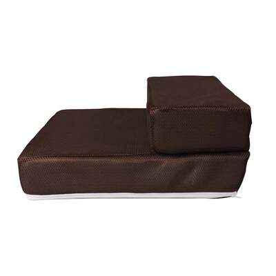 Portable Foldable Pet Stairs Brown