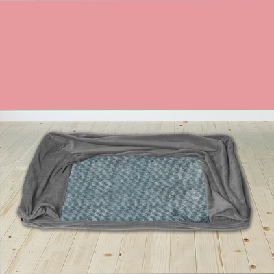 Pet Bed Sofa Dog Bedding Soft Warm XXL Cover Grey Cover