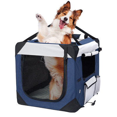 Pet Carrier Outdoor Travel Hand Portable Crate 2XL