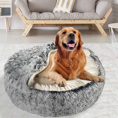  Pet Dog Calming Bed Warm Soft Plush Sleeping Removable Cover Washable XL