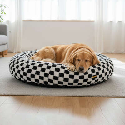 Plush Dog Bed Cosy 70x70x11cm