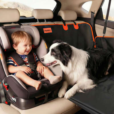 Pet Car Seat Cover Convertible 249x200x0.8cm
