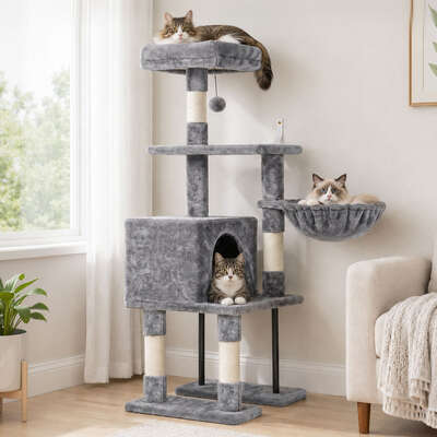 Cat Tree Multi-Level Bed 40x25cm