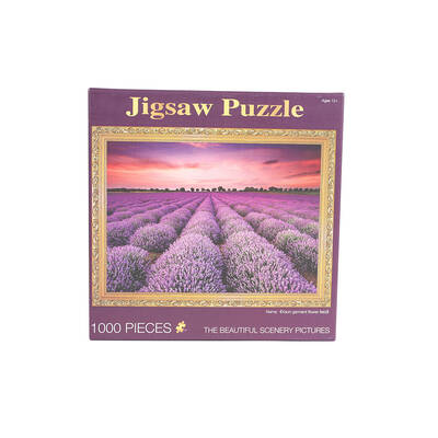Puzzles 1000 Piece Lavender Adult Kids DIY Puzzle Child Toys Home Decor