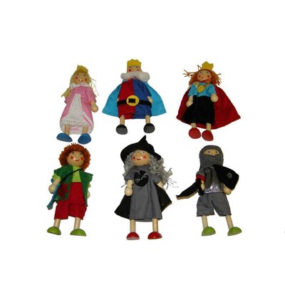 PRICE FOR 6 ASSORTED SNOW WHITE FLEXI DOLL 