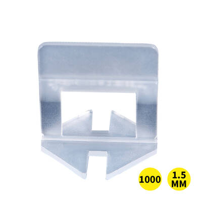 1000x 1.5MM Tile Leveling System Clips Floor Wall
