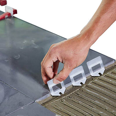 400x 1.5MM Tile Leveling System Clips Levelling Spacer Tiling Tool Floor Wall