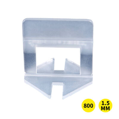 800x 1.5MM Tile Leveling System Clips Floor Wall